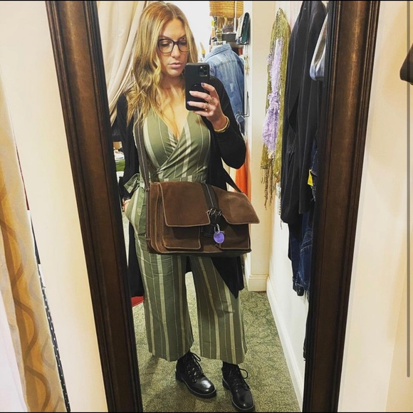 Lambertson Truex Leather Messenger Bag NWOT - Picture 3 of 16